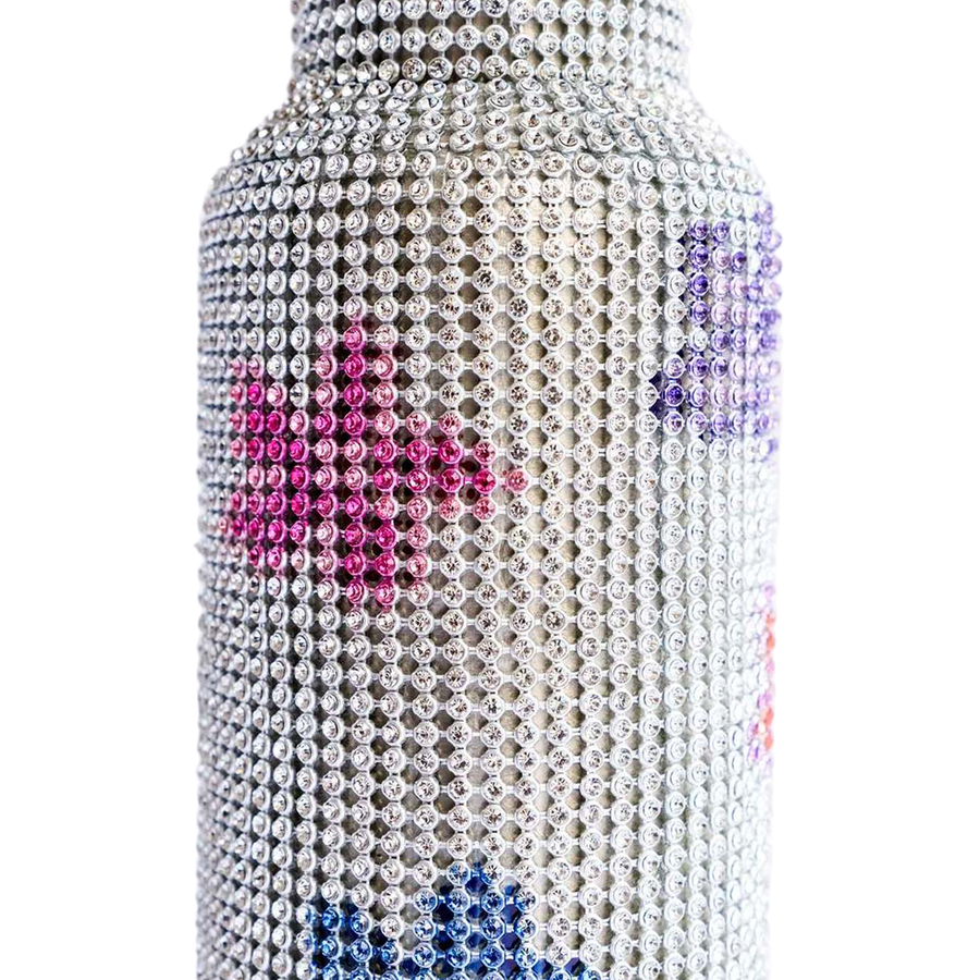 Collina Strada Rhinestone Water Bottle Multi Daisy