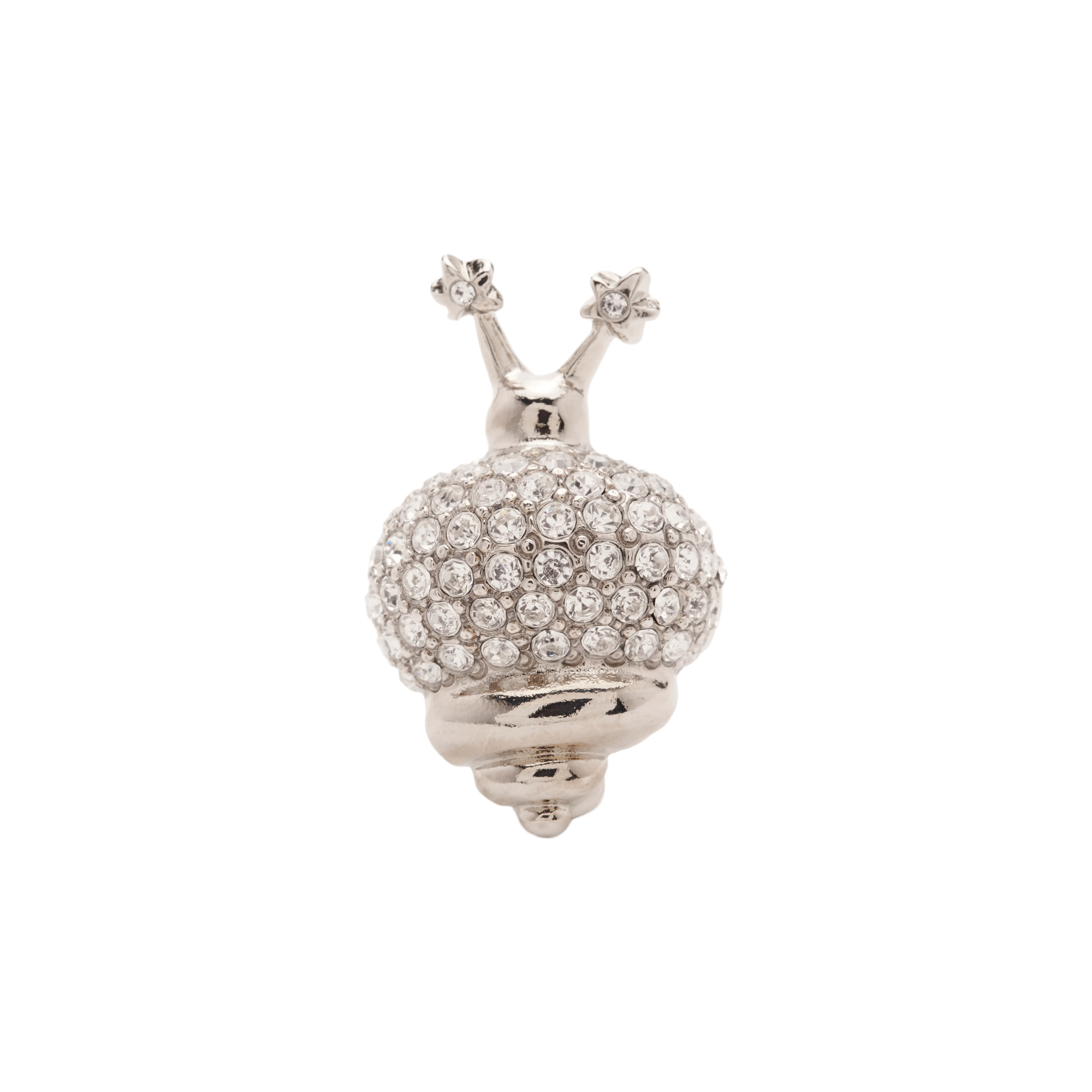 Collina Strada Snail Ring Crystal Clear