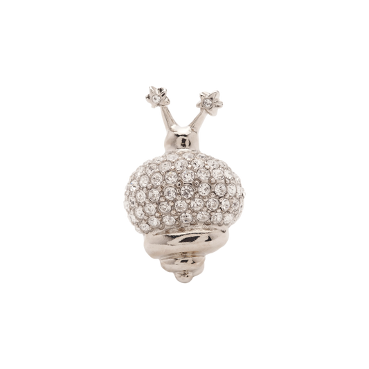 Collina Strada Snail Ring Crystal Clear