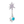 Collina Strada Star Drop Earring Lavender