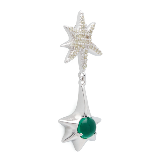 Collina Strada Star Drop Earring Olivine