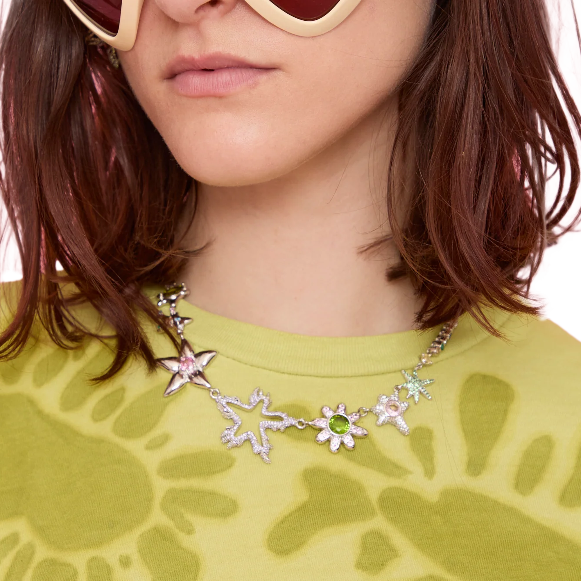 Collina Strada Star Flame Constellation Necklace Multi