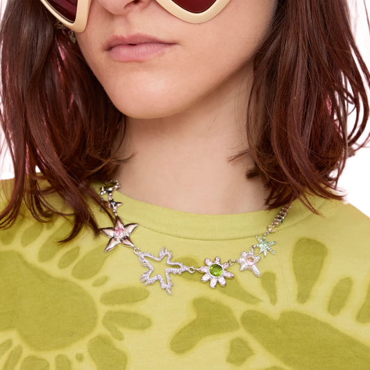 Collina Strada Star Flame Constellation Necklace Multi