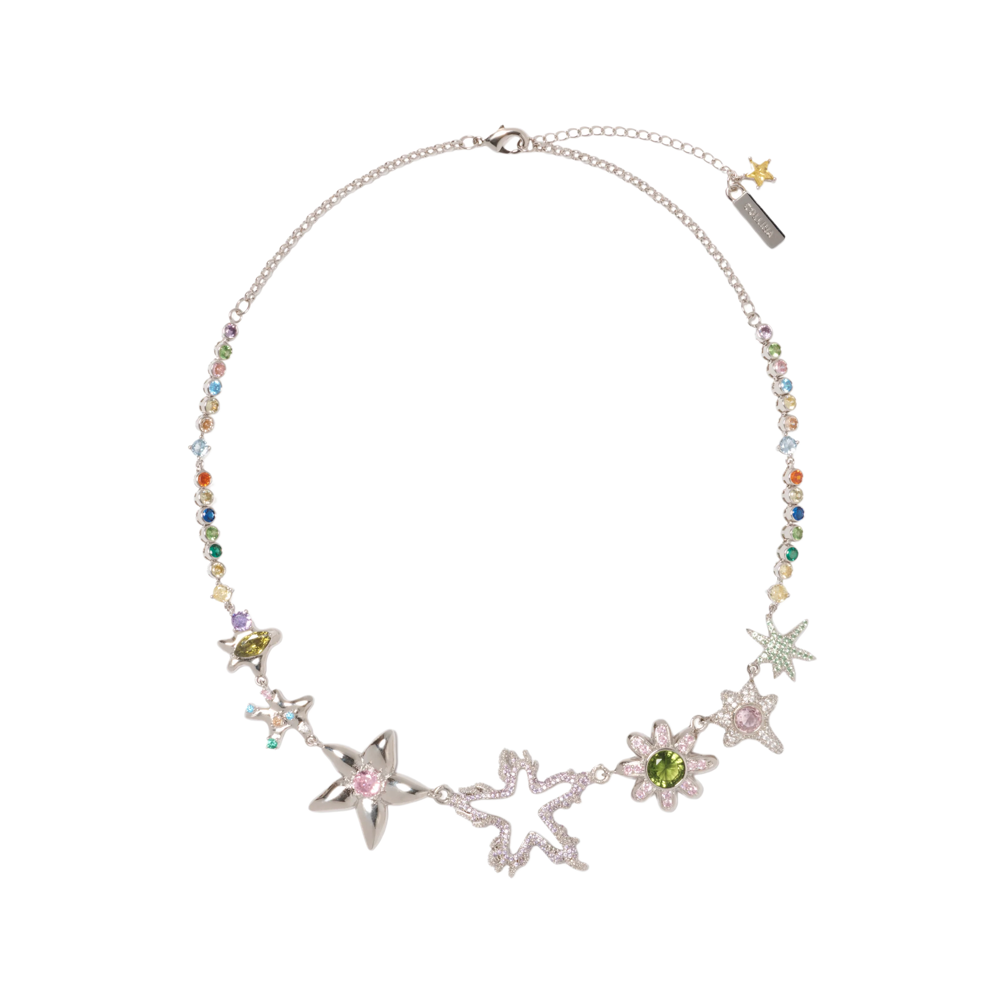 Collina Strada Star Flame Constellation Necklace Multi