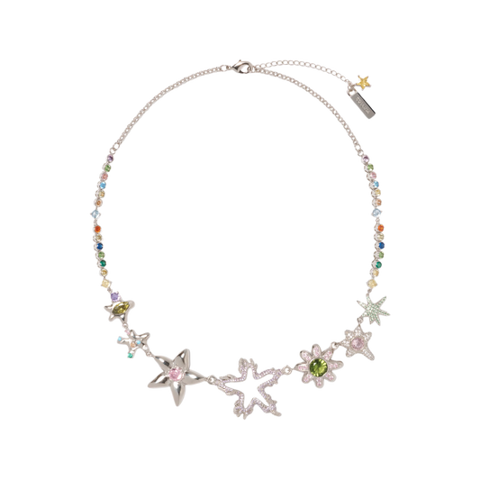 Collina Strada Star Flame Constellation Necklace Multi