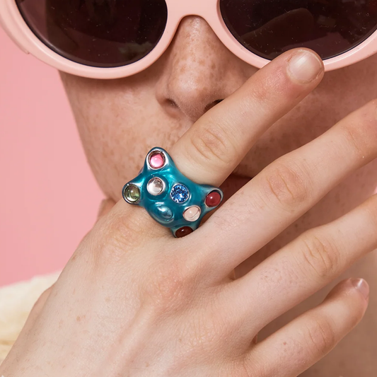Collina Strada Teddy Ring Turquoise
