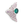 Collina Strada Trigon Studs Light Pink-Emerald