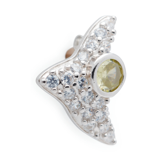 Collina Strada Trigon Studs Olivine