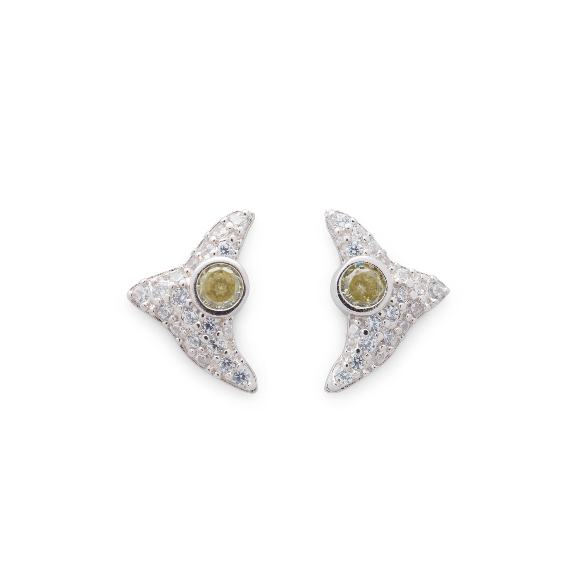 Collina Strada Trigon Studs Olivine