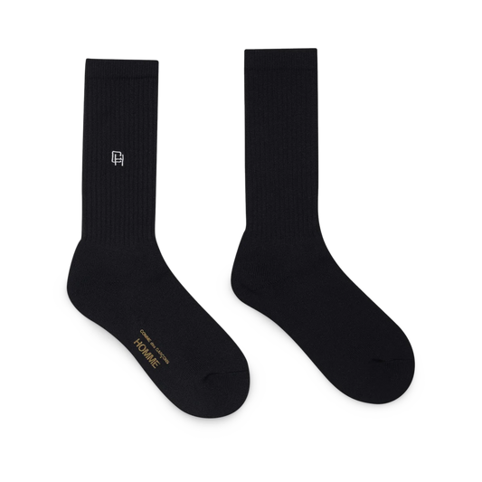 Comme Des Garcons Homme Socks Black HQ-K501-051-1