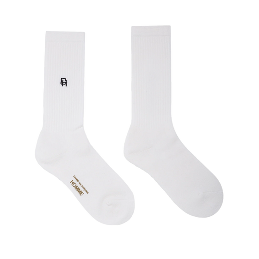 Comme Des Garcons Homme Socks White HQ-K501-051-2