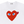 Comme Des Garcons Play T-Shirt Red Emblem White AX-T086-051