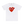 Comme Des Garcons Play T-Shirt Red Emblem White AX-T086-051