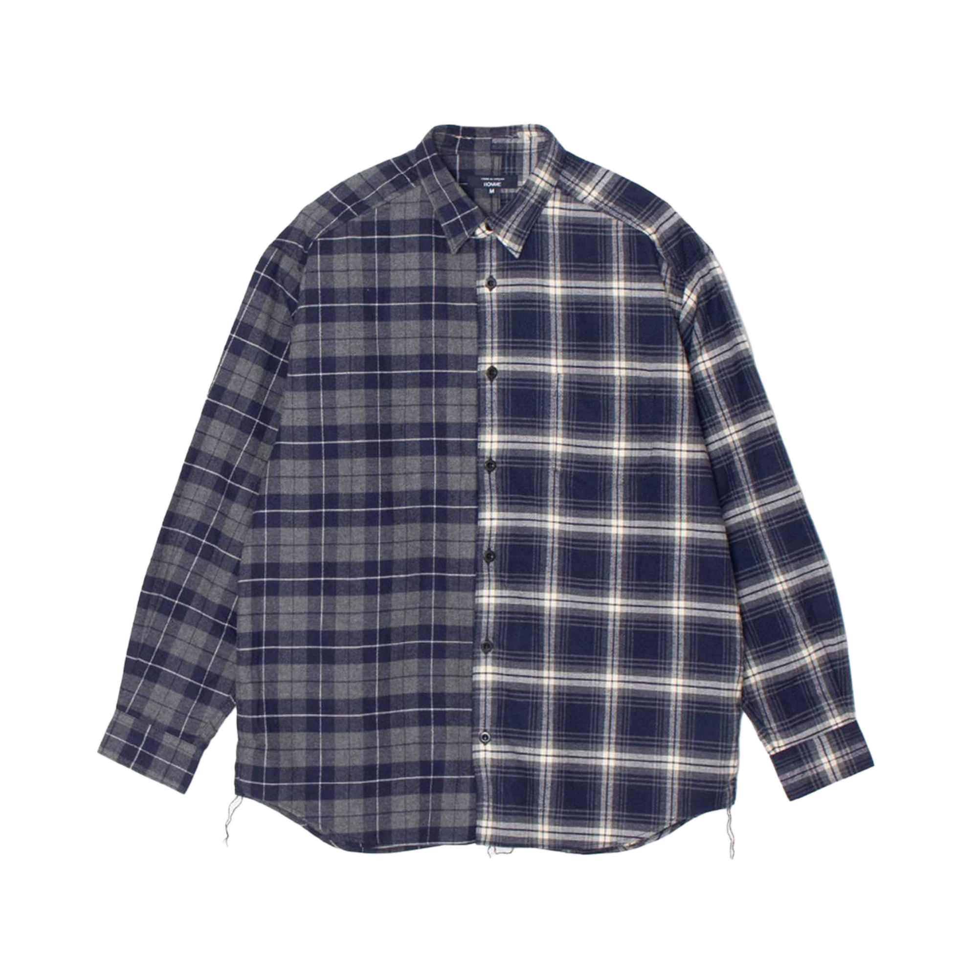 Comme des Garcons Homme Shirt HP-B021-051-1- Navy/Grey