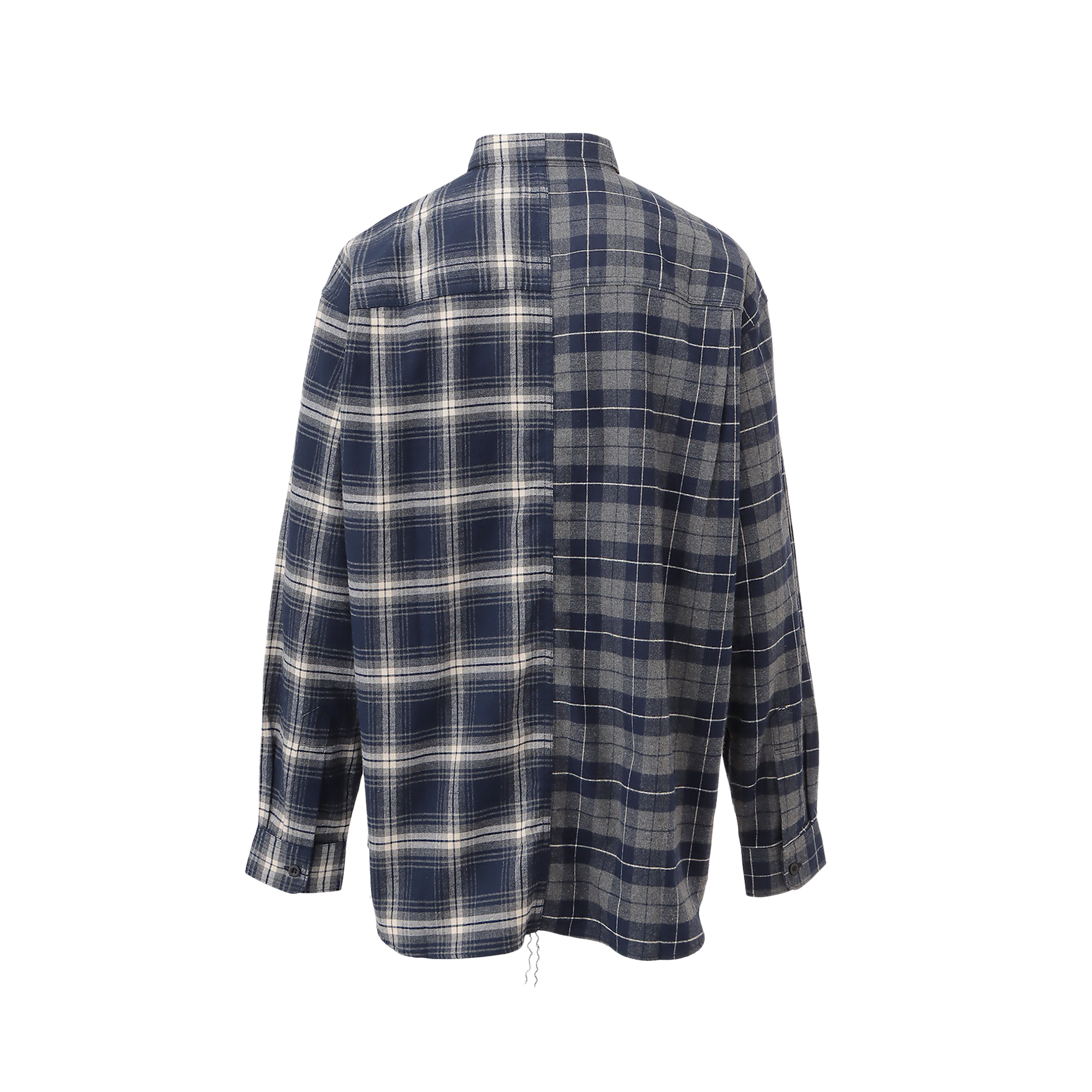 Comme des Garcons Homme Shirt HP-B021-051-1- Navy/Grey