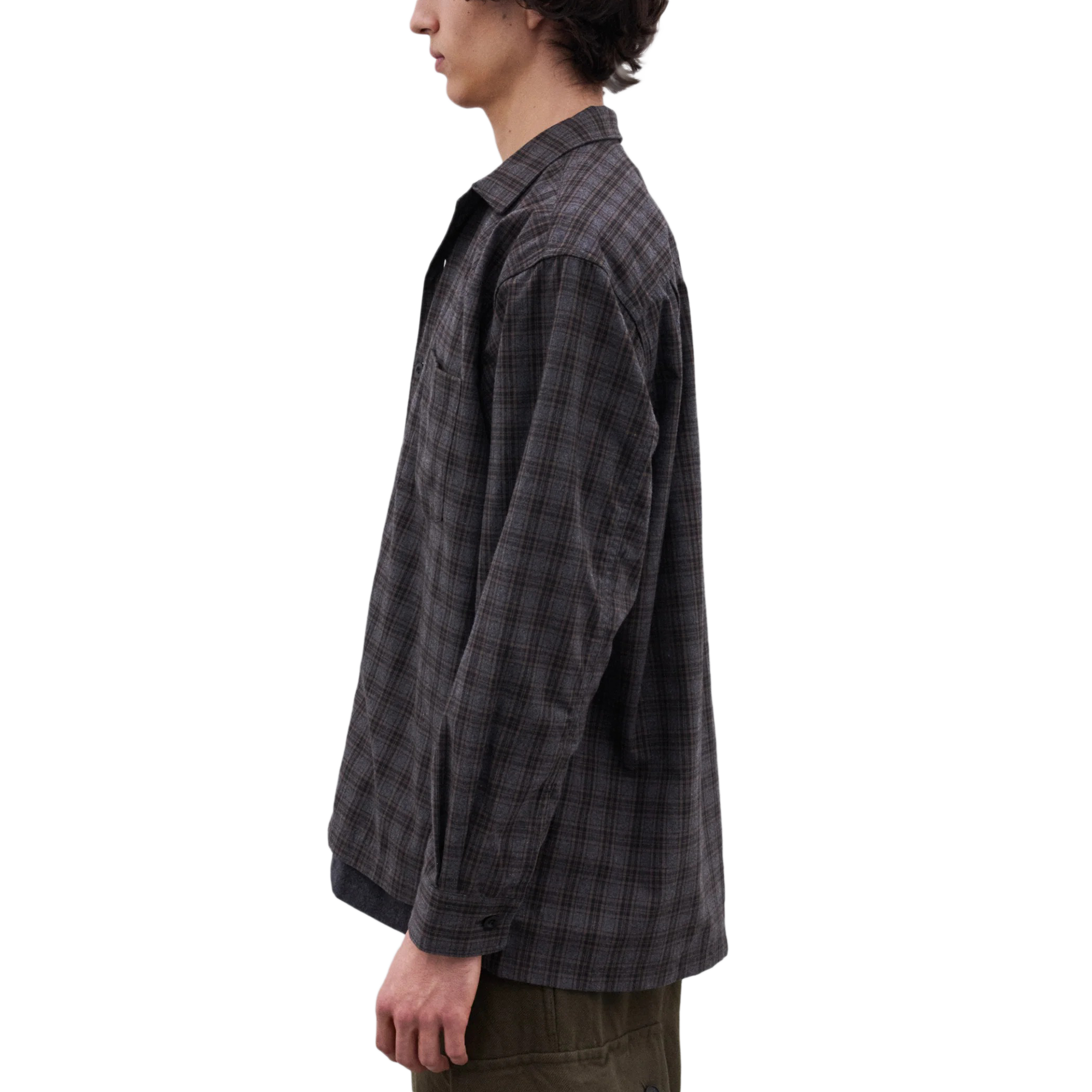 Comme des Garcons Homme Shirt HP-B022-051-1 Grey/Brown