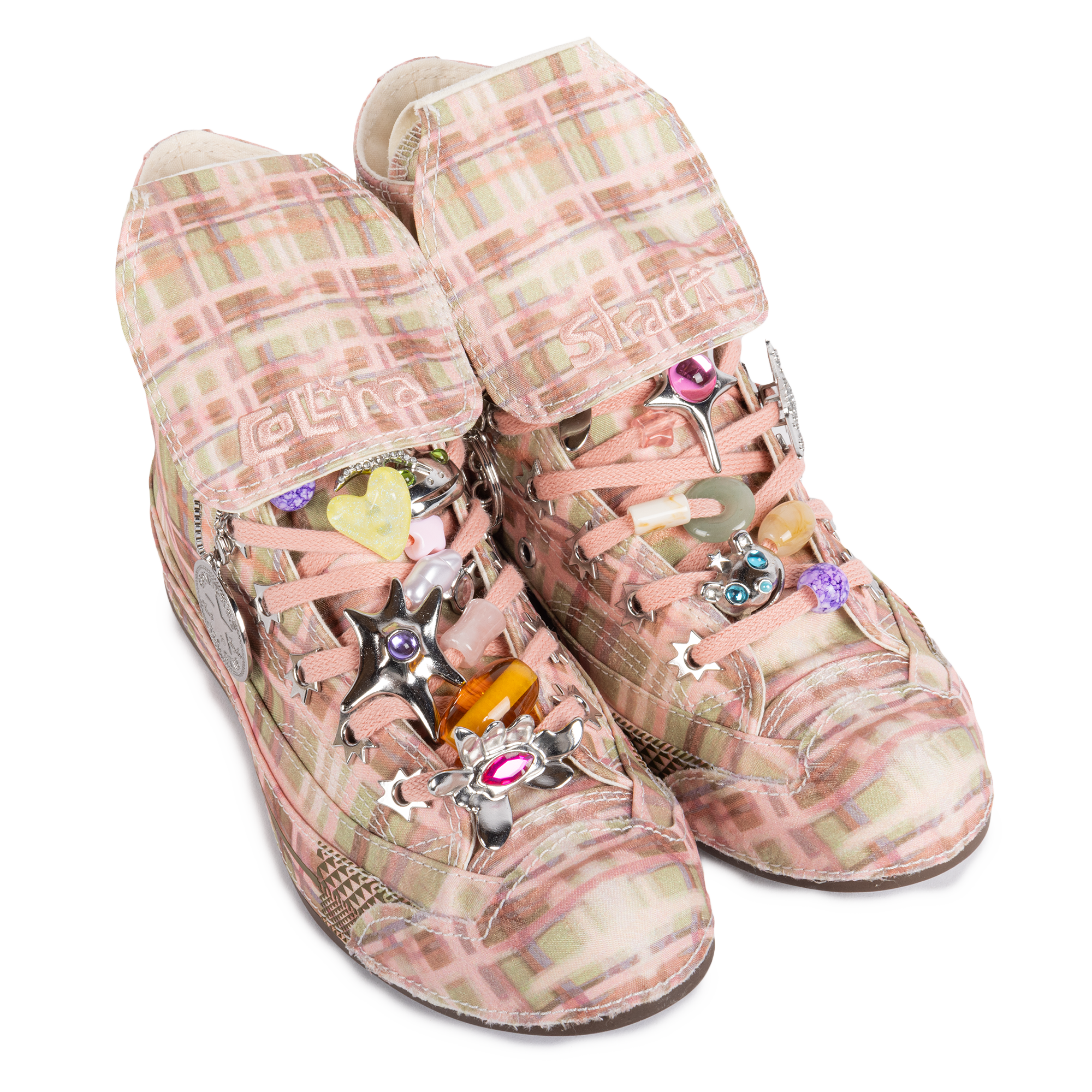 Collina Strada x Converse Women's Chuck 70 HI Mellow Rose/Fir Gr/Spinach