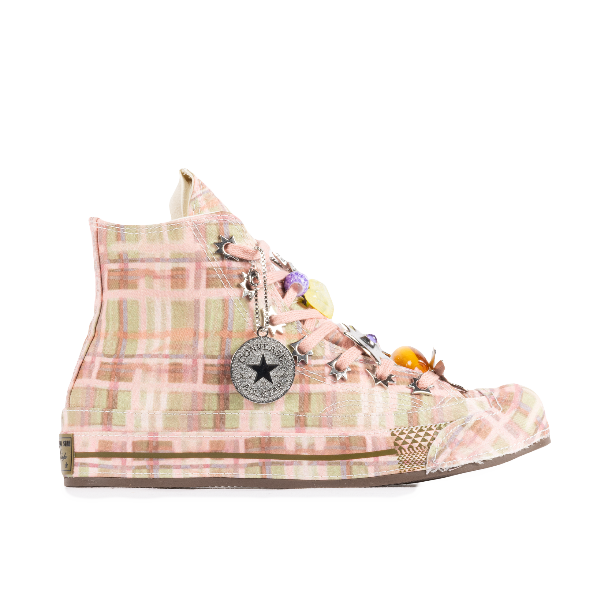 Collina Strada x Converse Women's Chuck 70 HI Mellow Rose/Fir Gr/Spinach