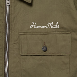 Human Made Military Jacket Olive Drab HM29JK016