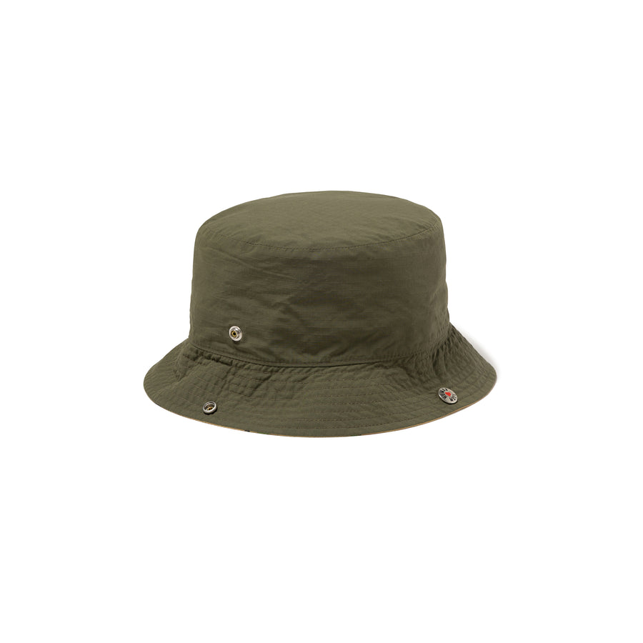 Human Made Reversible Bucket Hat Beige HM29GD019