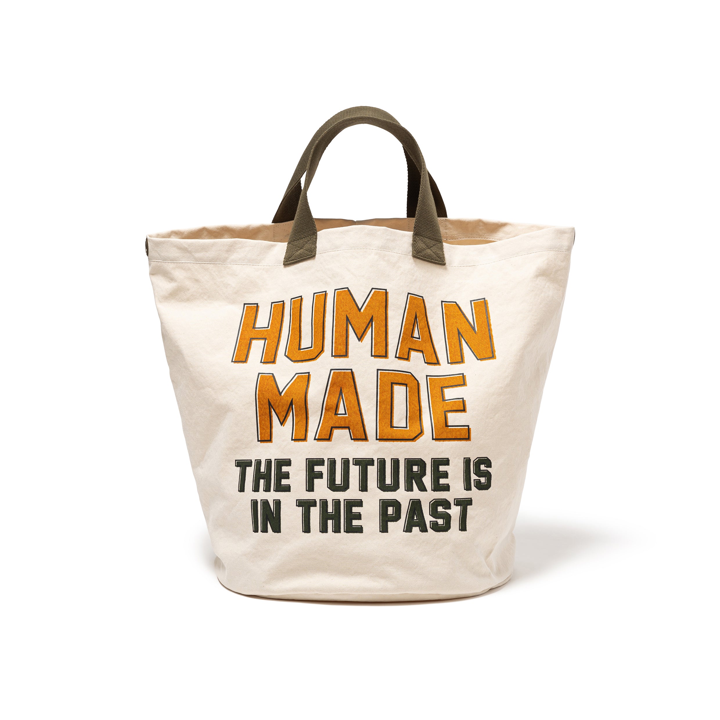 Human Made Canvas Tote Large White HM29GD055