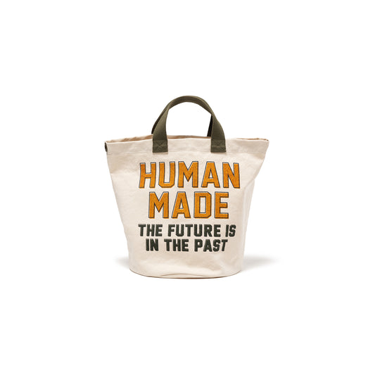 Human Made Canvas Tote Small White HM29GD056