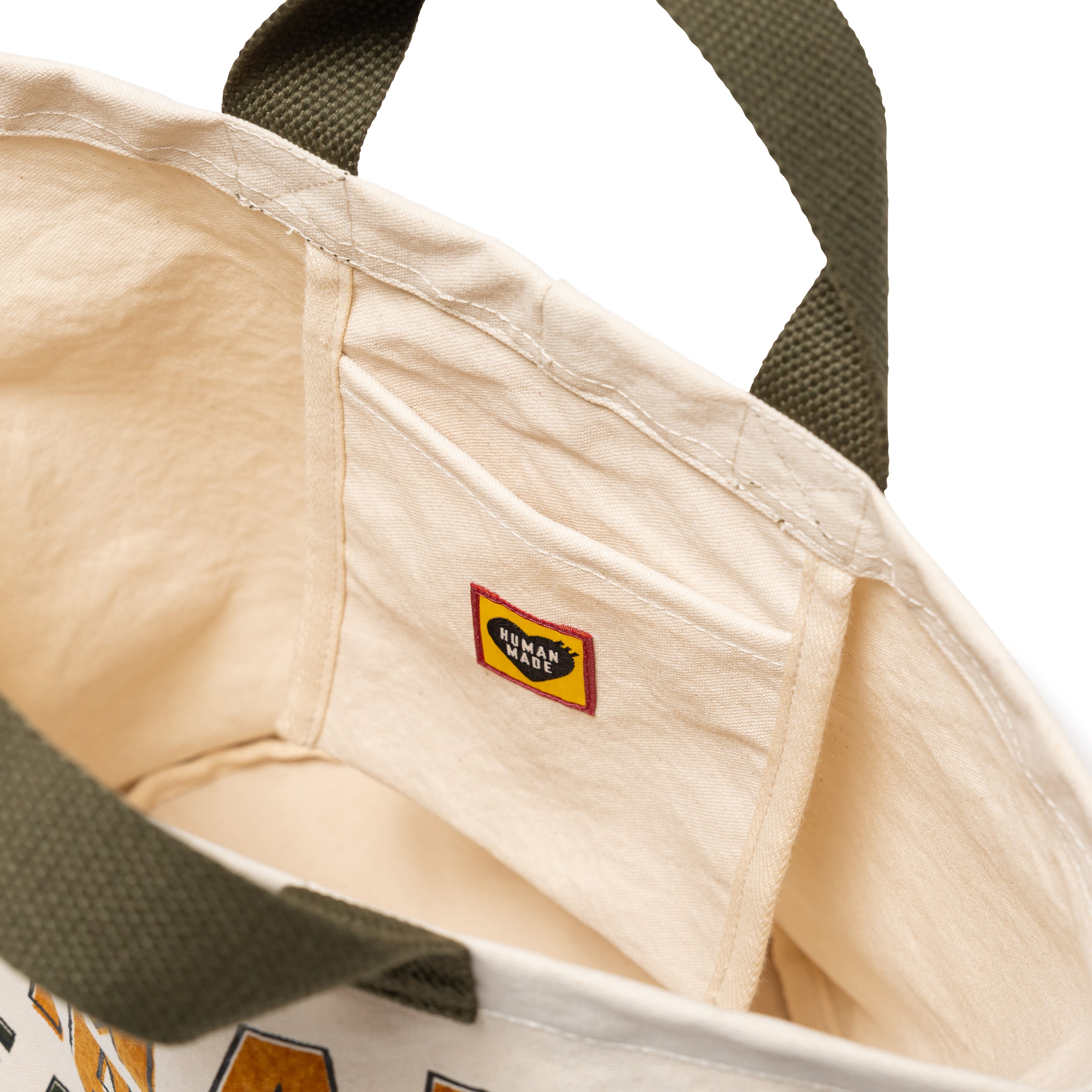 Human Made Canvas Tote Small White HM29GD056