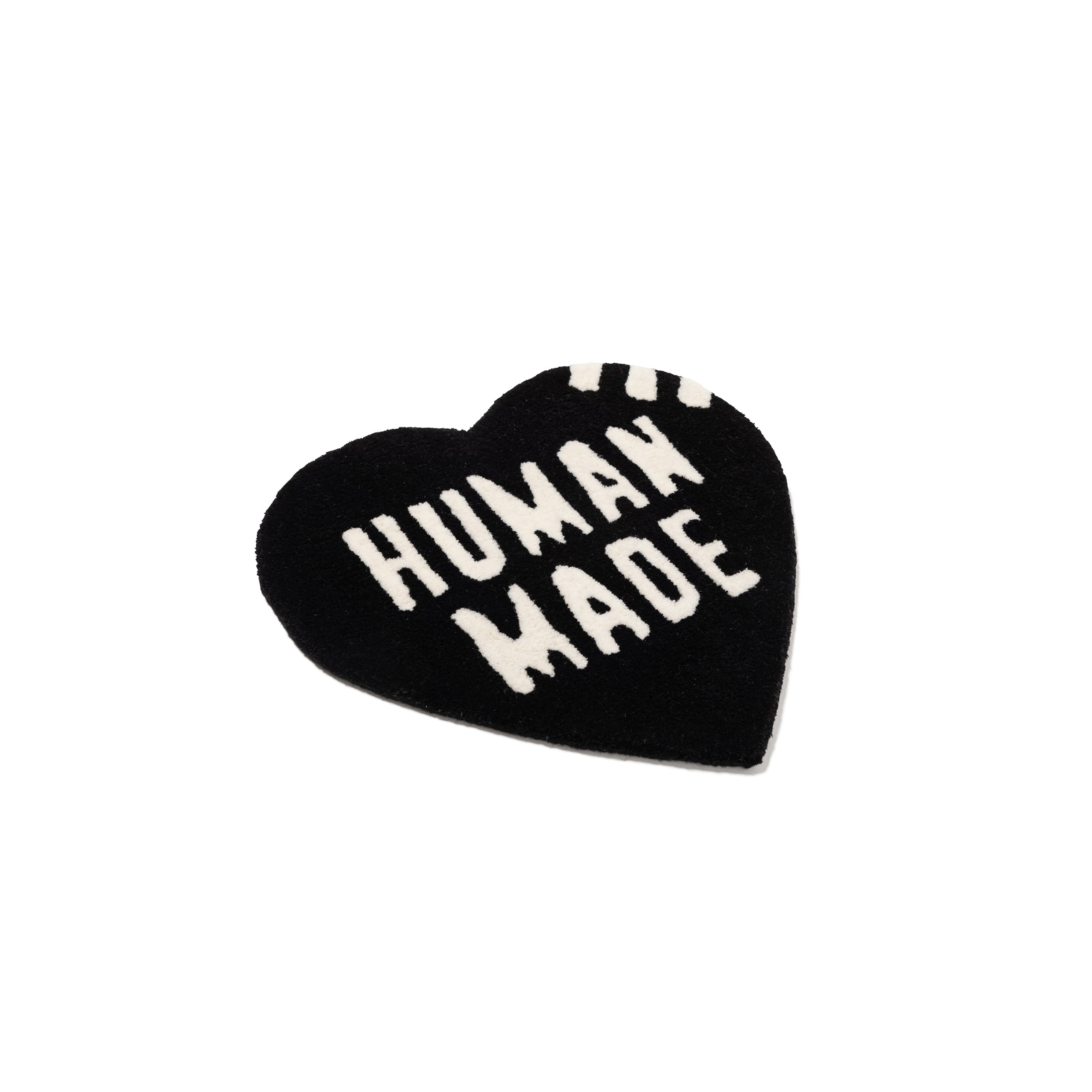 Human Made Heart Rug Small Black HM29GD072B