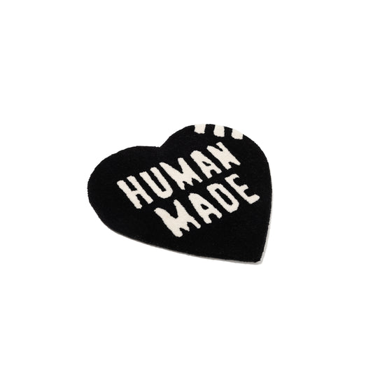 Human Made Heart Rug Small Black HM29GD072B