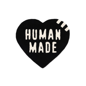 Human Made Heart Rug Medium Black HM29GD073B