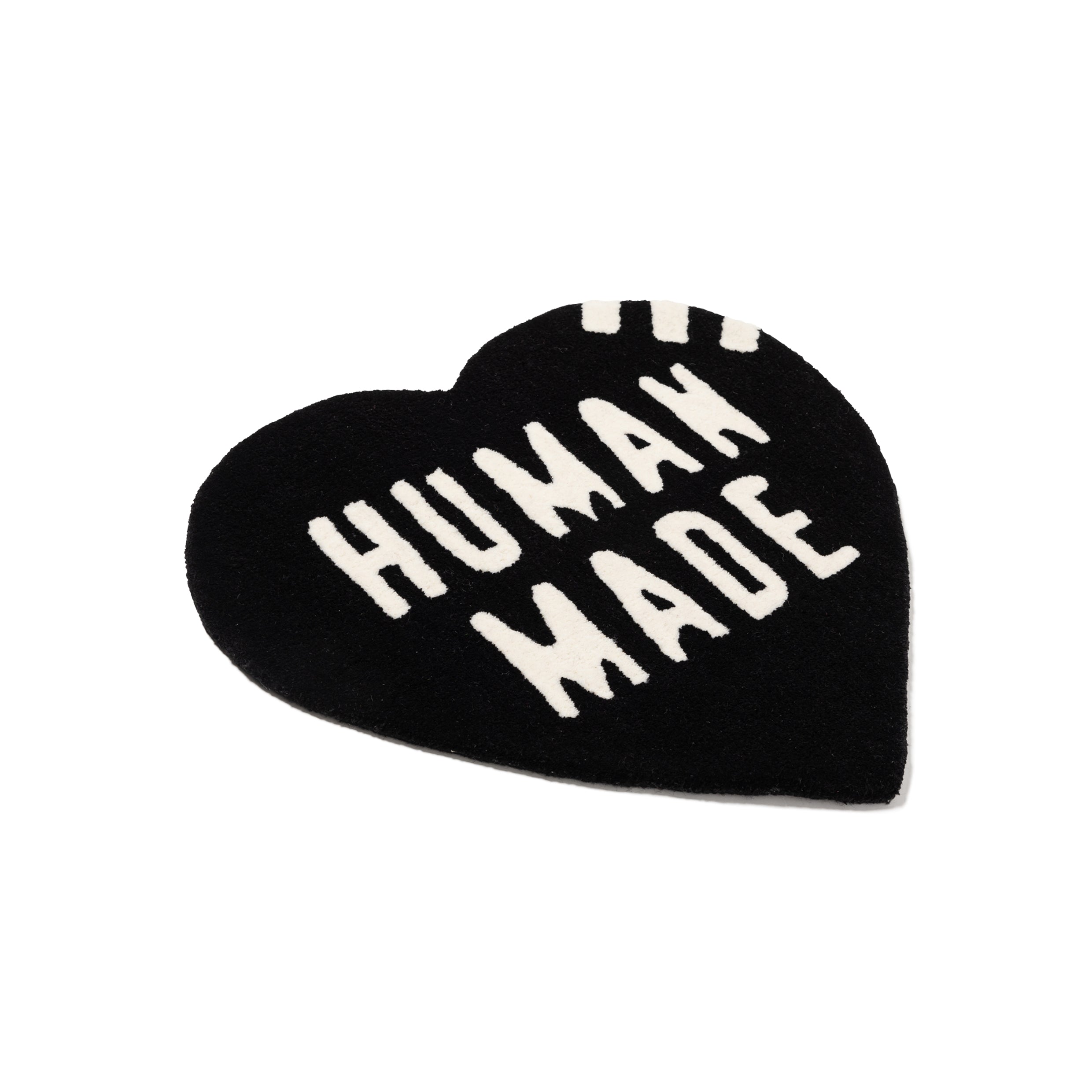 Human Made Heart Rug Medium Black HM29GD073B