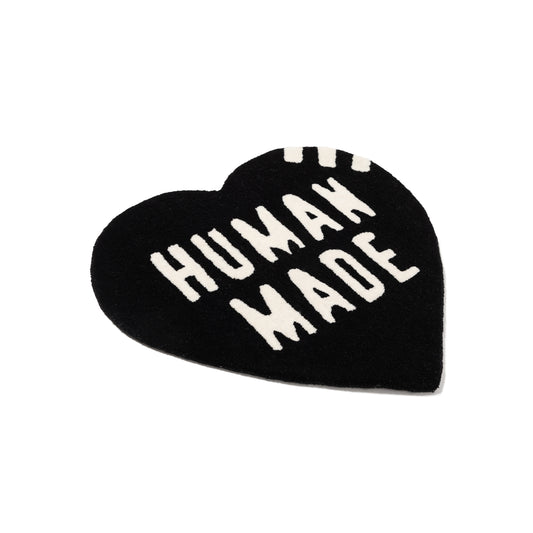Human Made Heart Rug Medium Black HM29GD073B