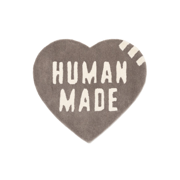 Human Made Heart Rug Medium Gray HM29GD073G