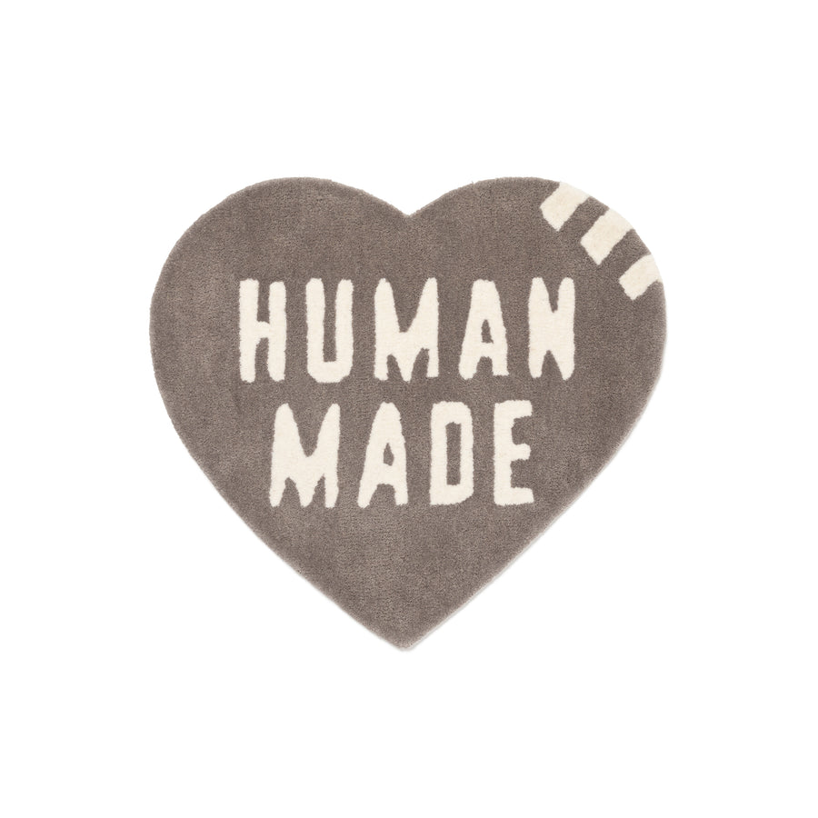 Human Made Heart Rug Medium Gray HM29GD073G
