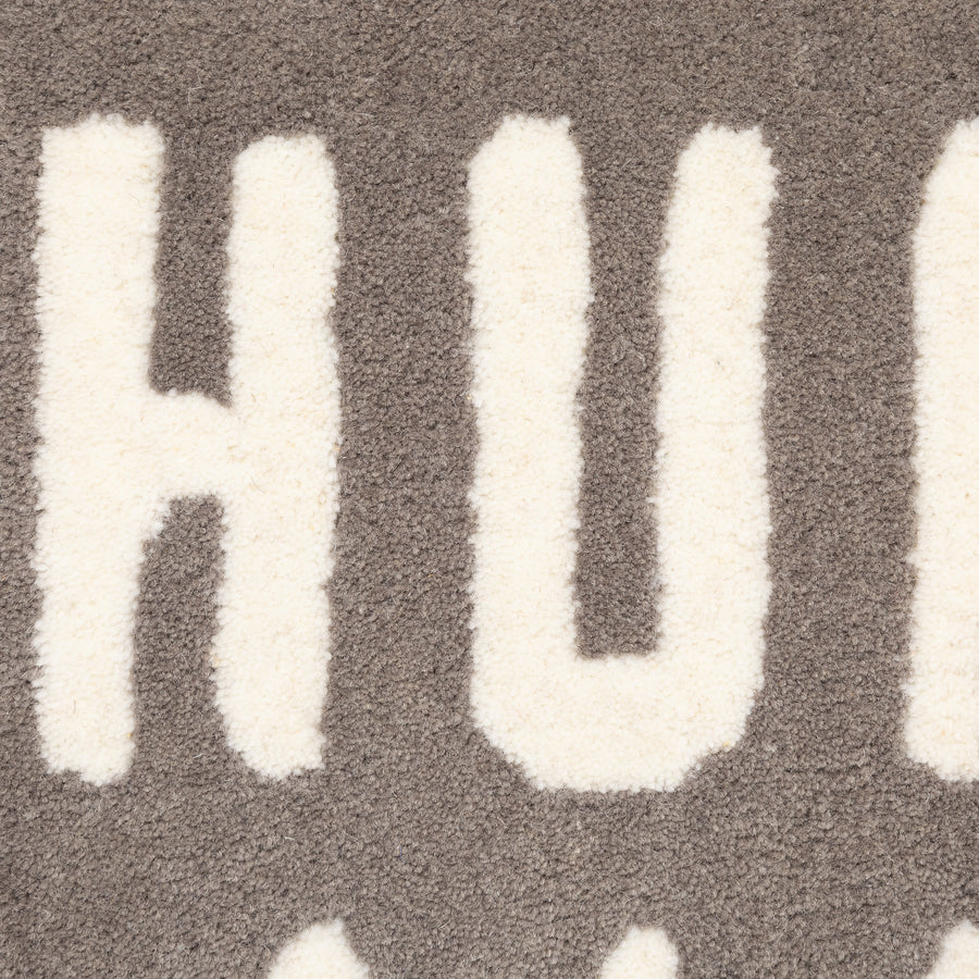 Human Made Heart Rug Medium Gray HM29GD073G