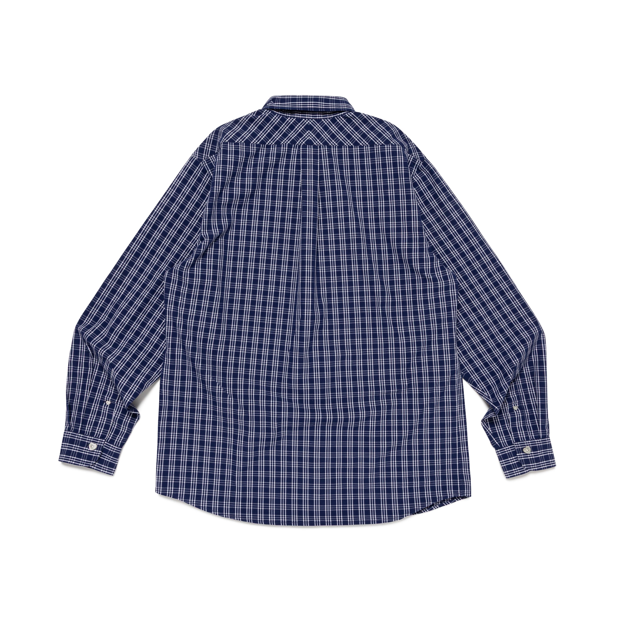 Human Made Check BD Shirt Navy HM29SH012N