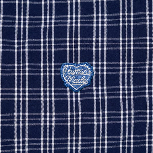 Human Made Check BD Shirt Navy HM29SH012N
