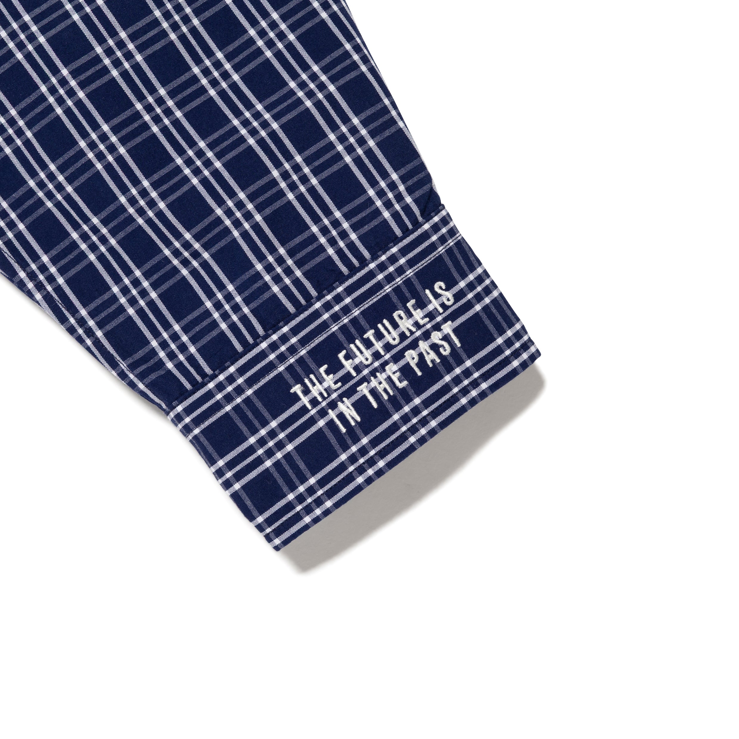 Human Made Check BD Shirt Navy HM29SH012N