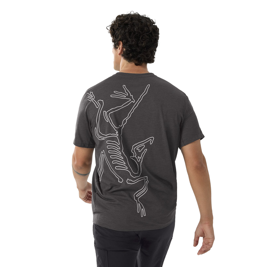 Arc'teryx Cormac Arc'Bird Logo T-Shirt Black Heather X00000799401