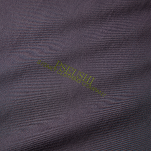 Pseushi Contrast Stitch T-Shirt Black Currant