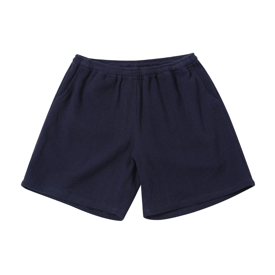 Mister Green Crochet Track Shorts Navy