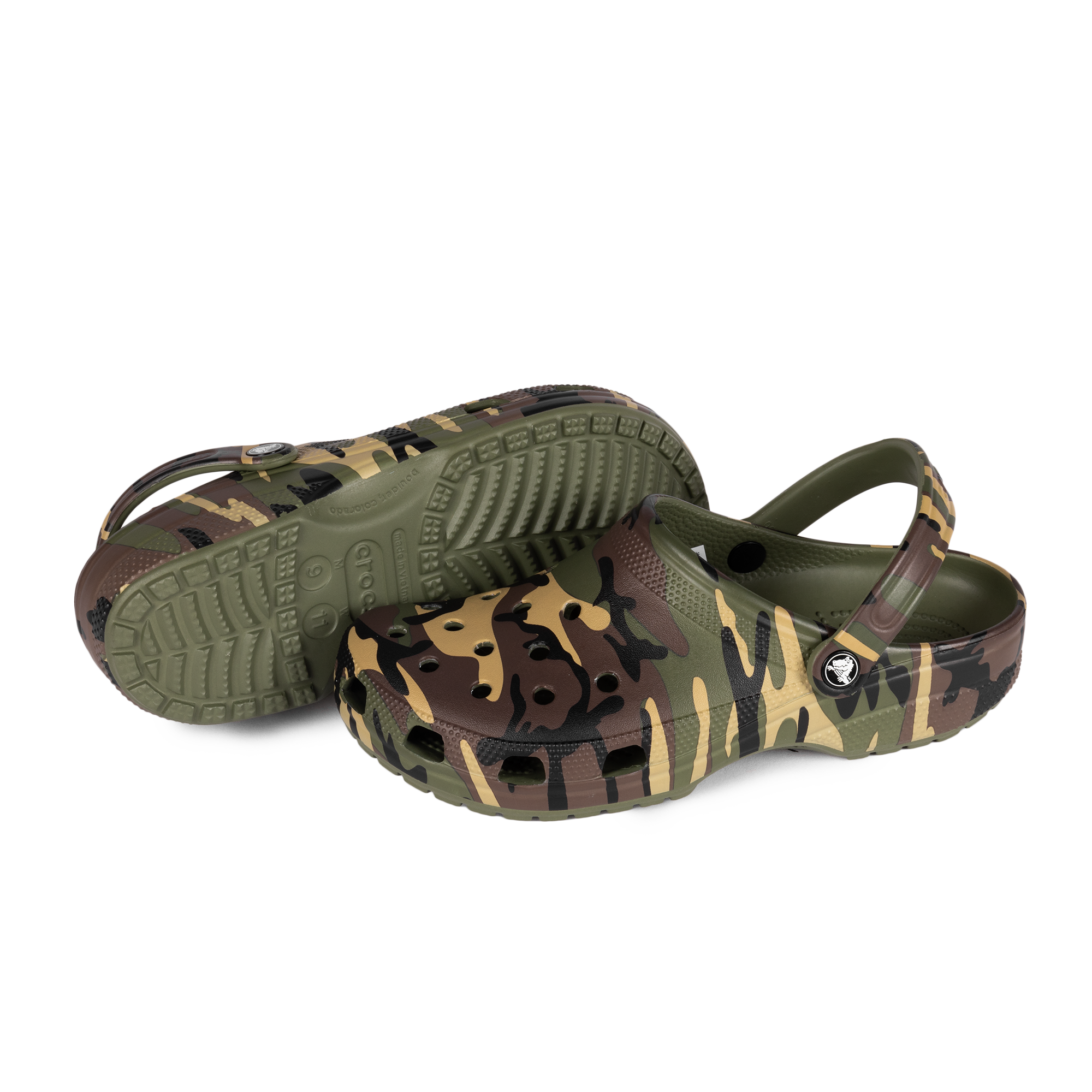 Crocs Classic Camouflage Clog Agr/Mlti 211936-3TC