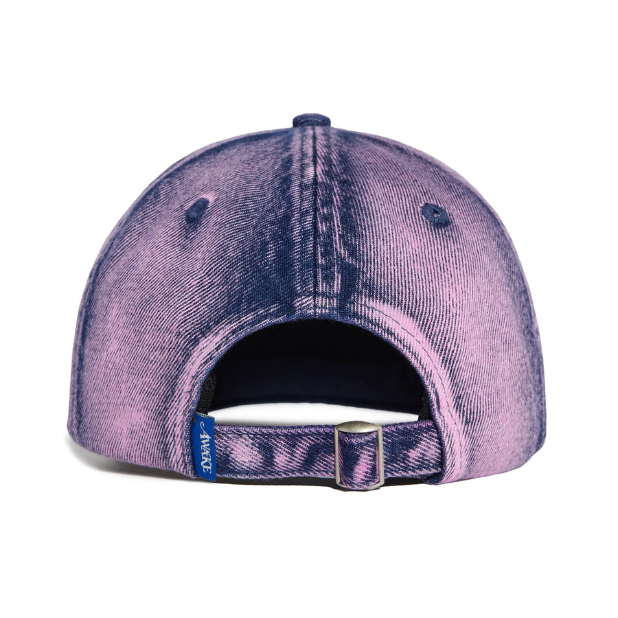 Awake NY Crown Logo Denim Hat Pink