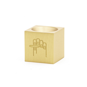 Mister Green Cube Brass Burner Brass