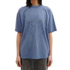 Pseushi Curse Tee Dolphin Blue