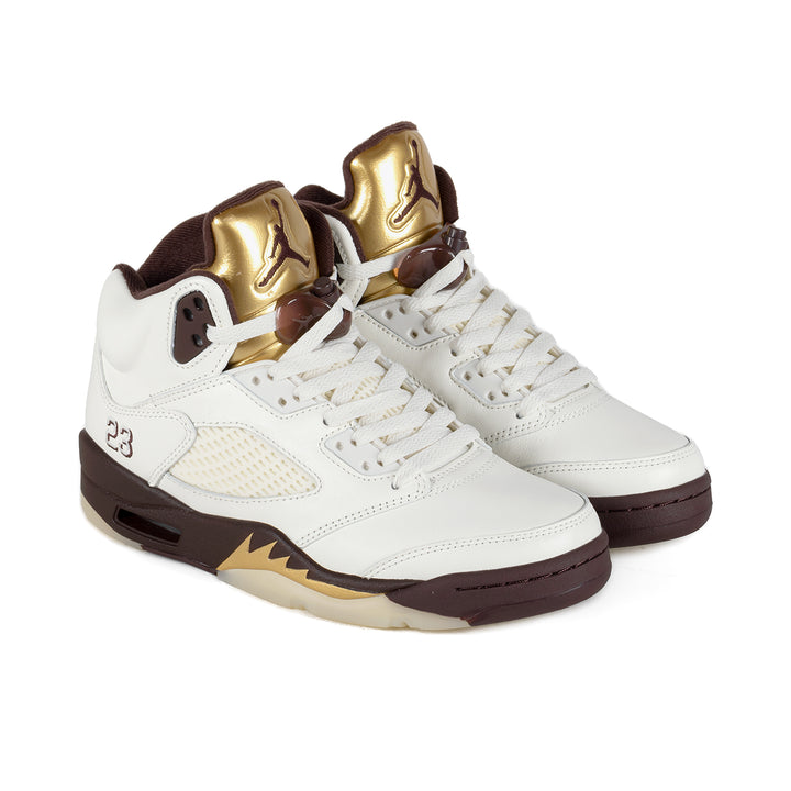 Nike Women's Air Jordan 5 Retro Earth/Metallic Gold/Sail/Muslin DD9336-200