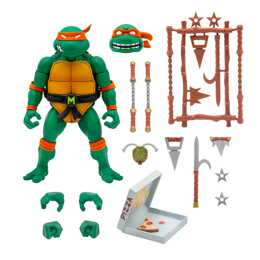 Super7 Teenage Mutant Ninja Turtles Ultimates Michelangelo
