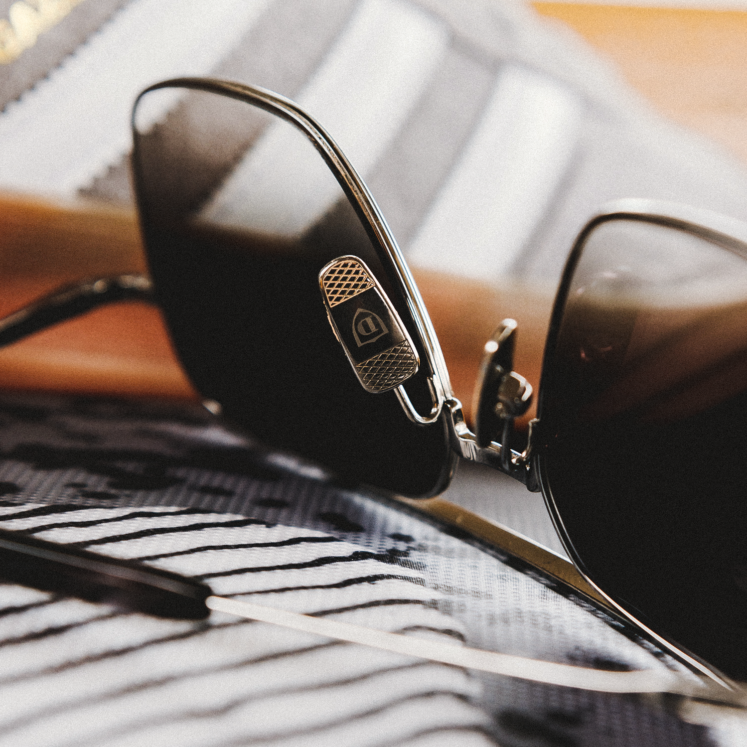 Dita Flight Seven Black Palladium w/ Dark Grey to Clear Lens DTS111-57-01