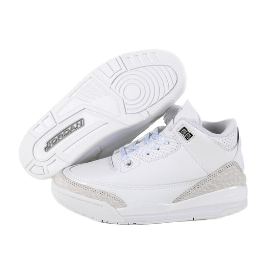 Nike Air Jordan 3 Retro (PS) White/Metallic Silver/White DM0966-111