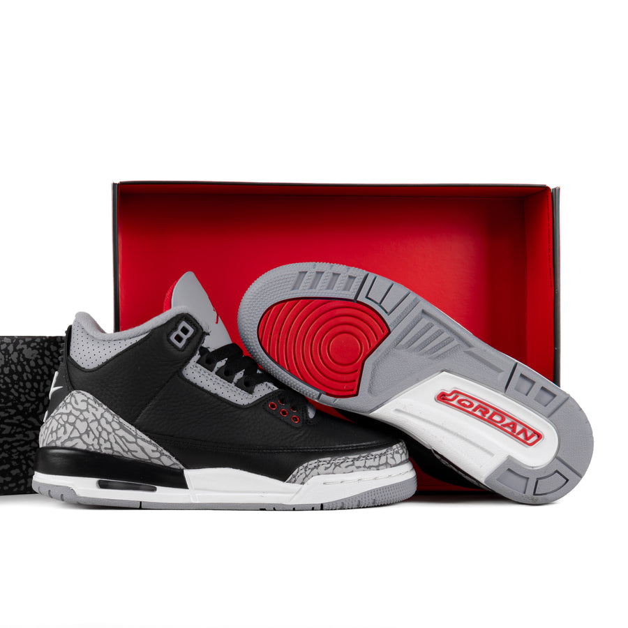 Nike Air Jordan 3 Retro Black/Fire Red/Cement Grey/Summit White DM0967-010